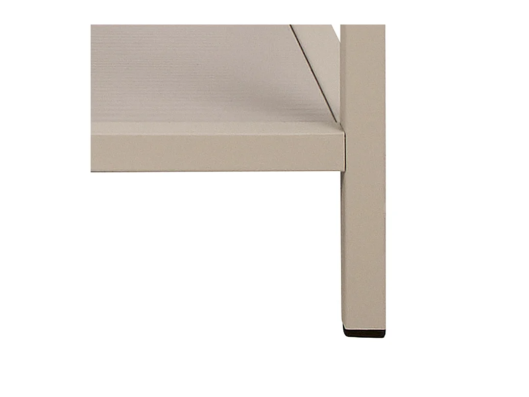 Seaford bibliothèque 4 étagères grises.