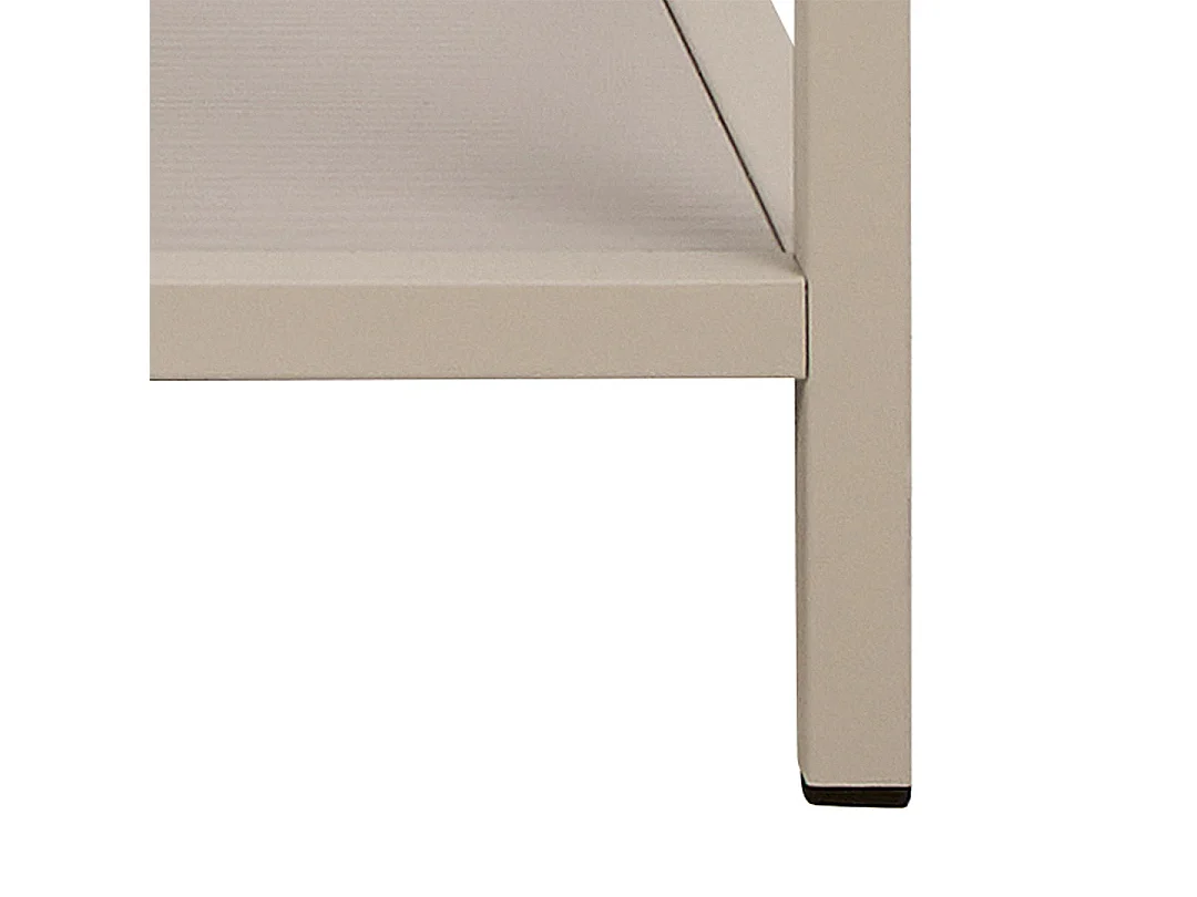 Seaford bibliothèque 4 étagères grises.