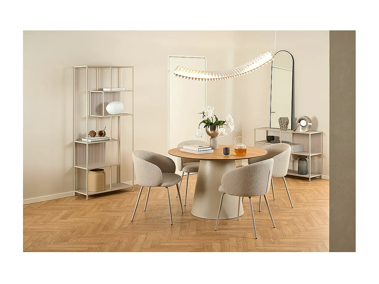 Seaford Regal 2 Schubladen 3 Regale grau.