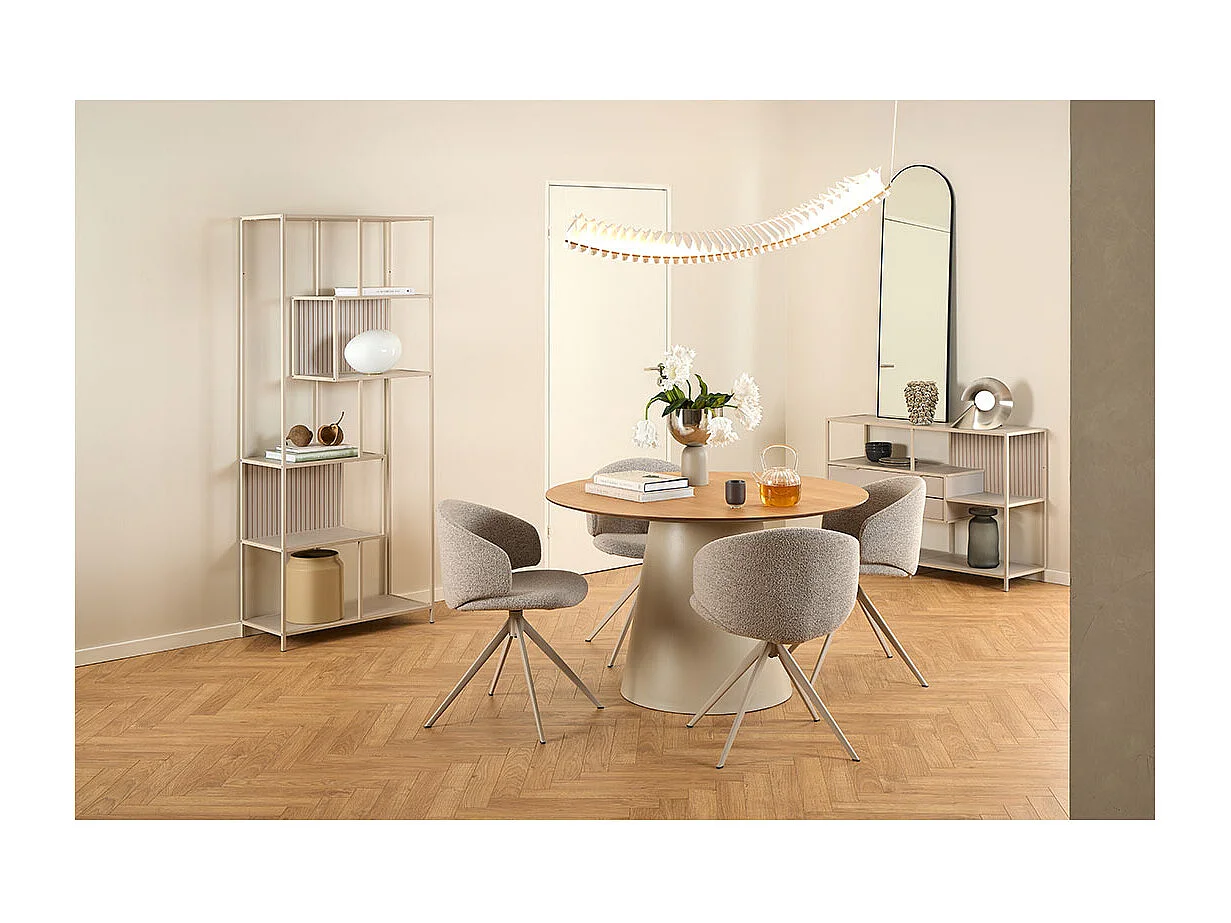 Seaford Regal 2 Schubladen 3 Regale grau.