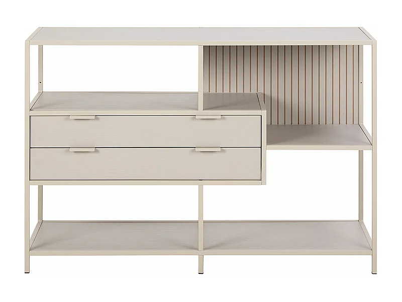 Sea wandkast 2 lades 3 planken grijs.