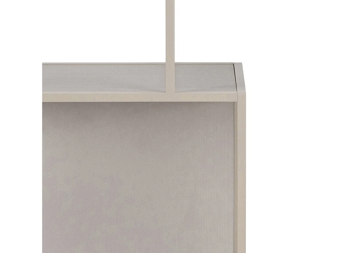 Sea wandkast 5 planken grijs.