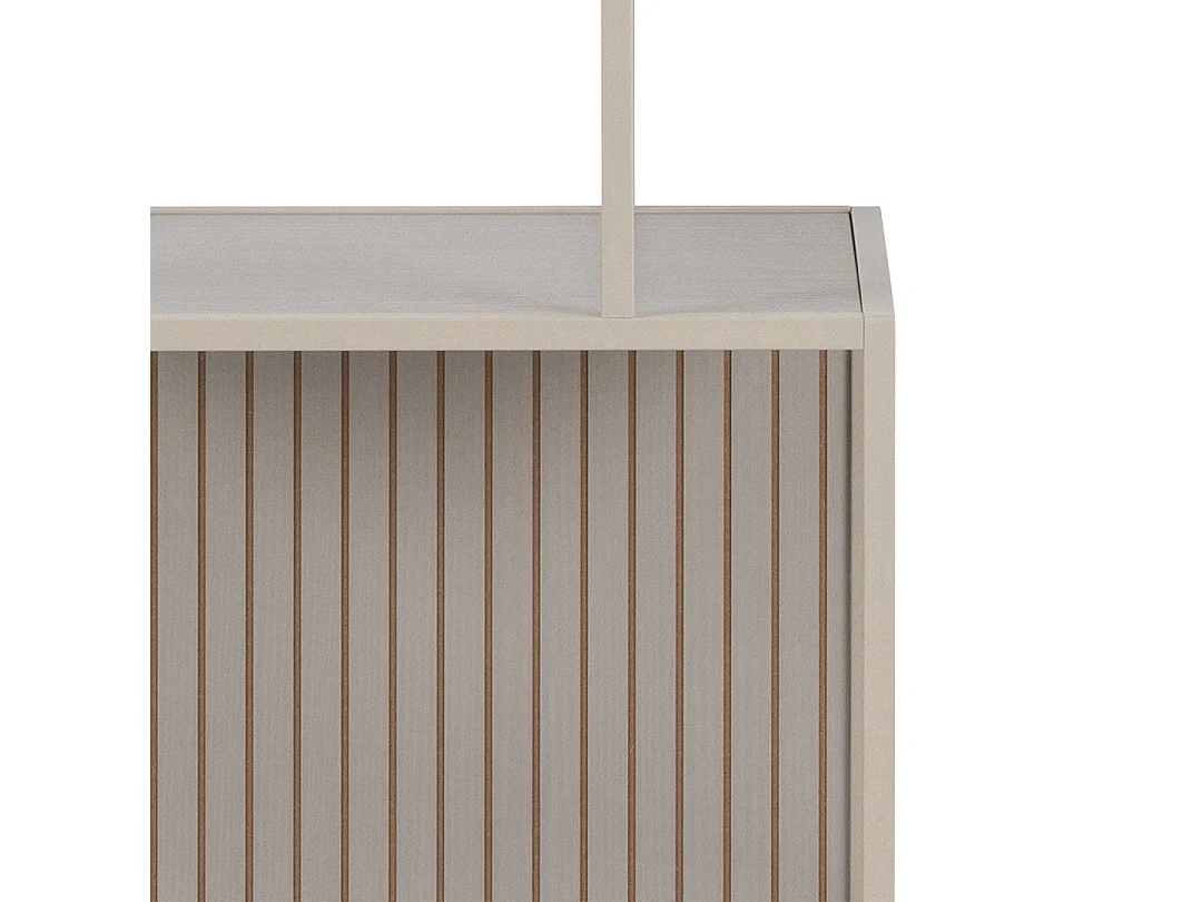 Sea wandkast 5 planken grijs.