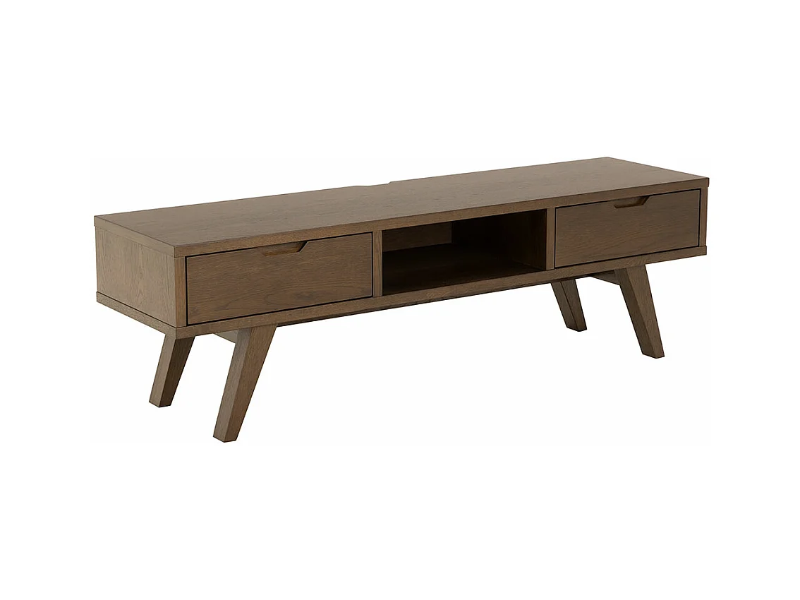 Bristol TV-meubel 2 lades grijs.