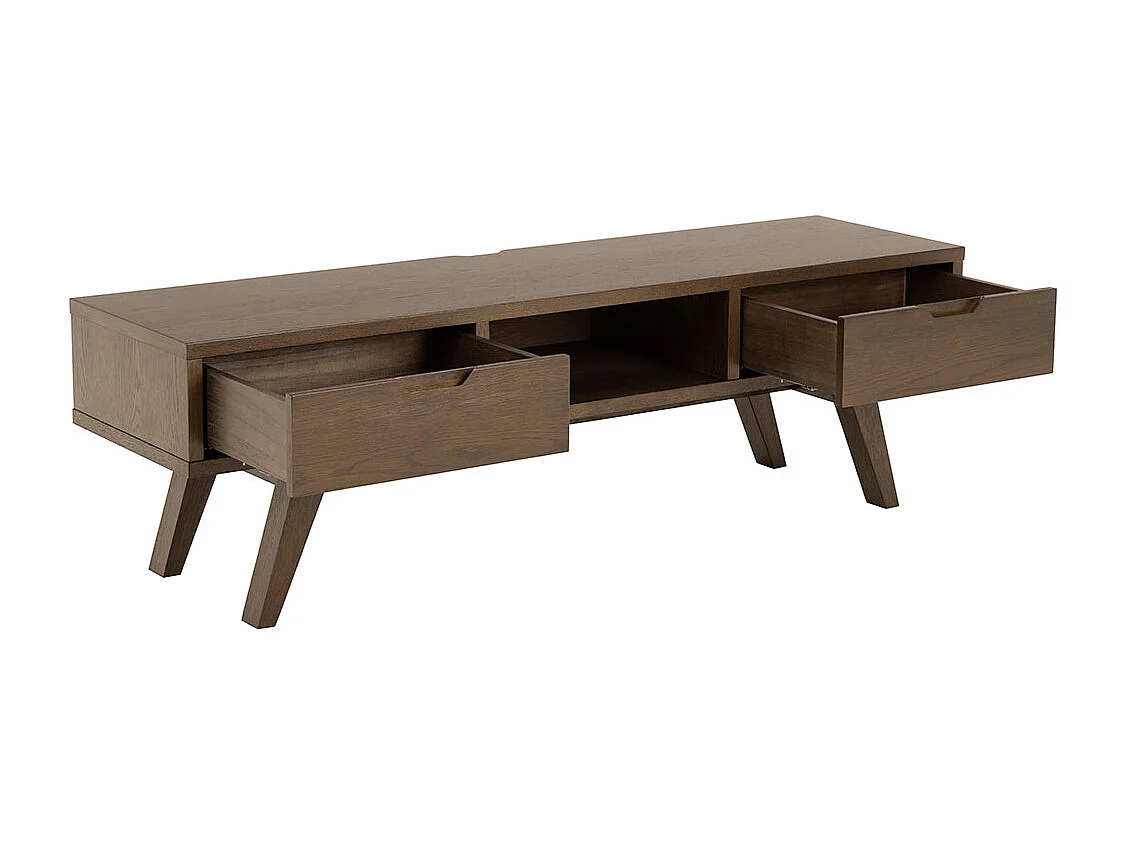 A-Line meuble TV 2 tiroirs gris.