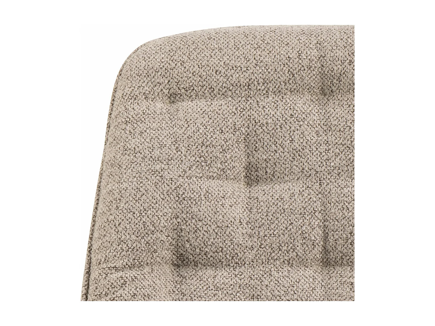 Erik chaise de bureau bouclé beige.