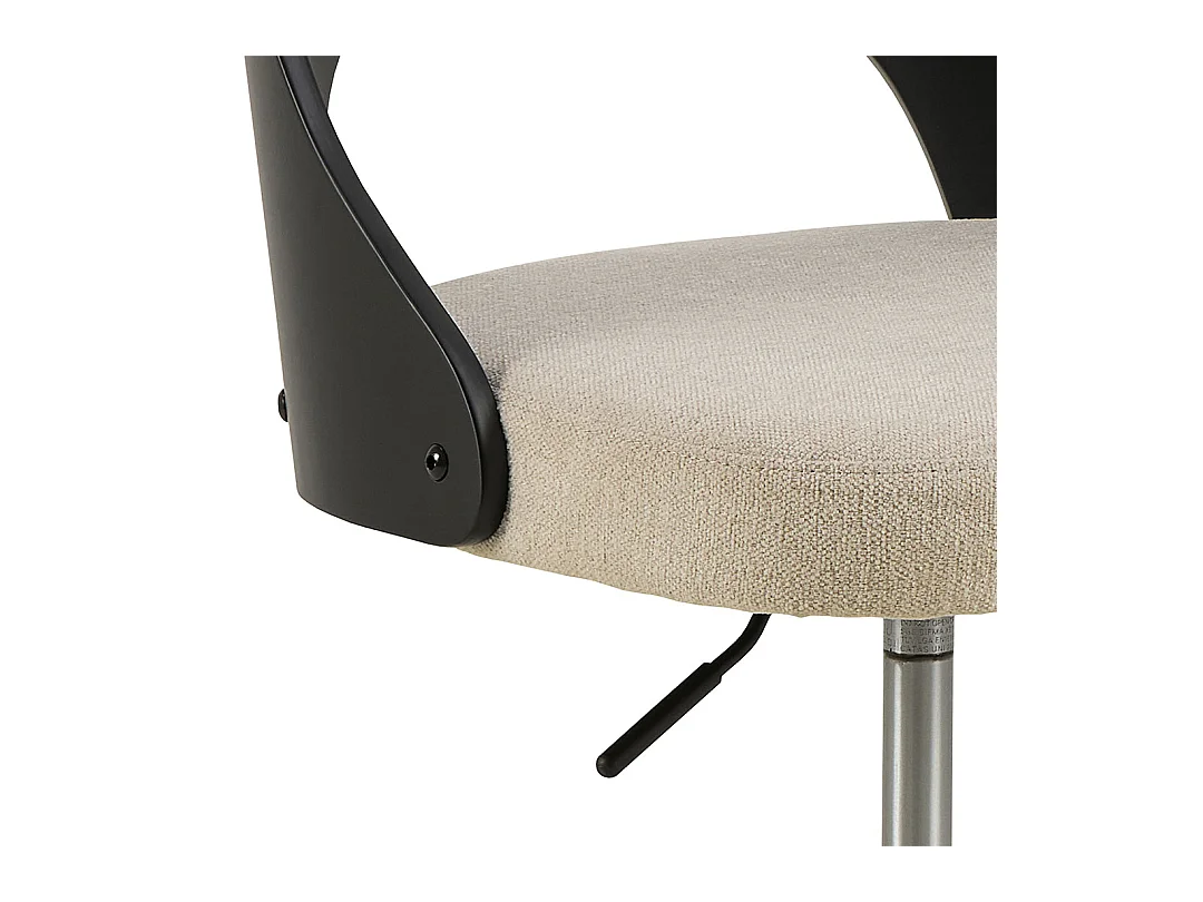 Lucy chaise de bureau tissu beige.