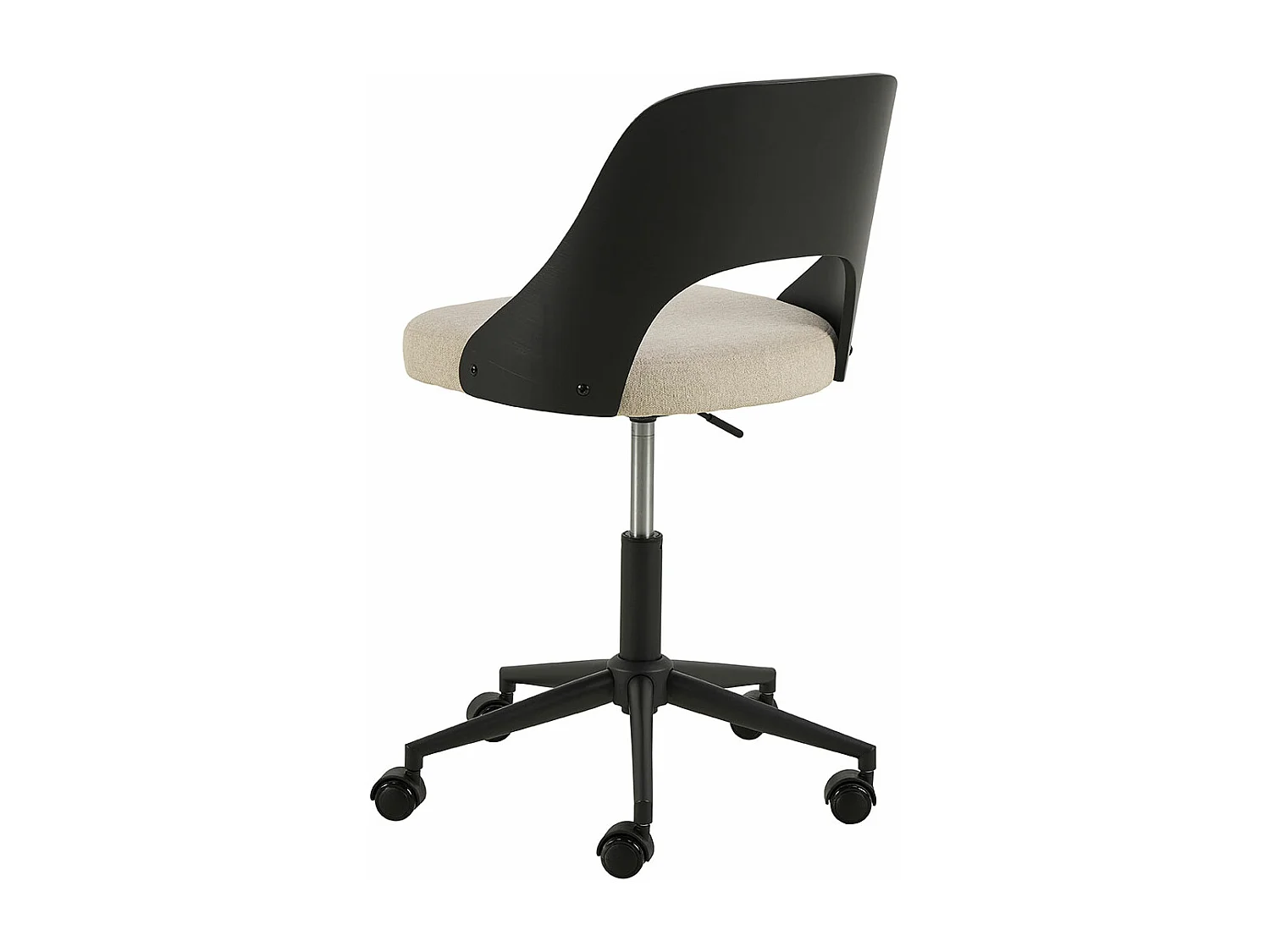 Lucy chaise de bureau tissu beige.