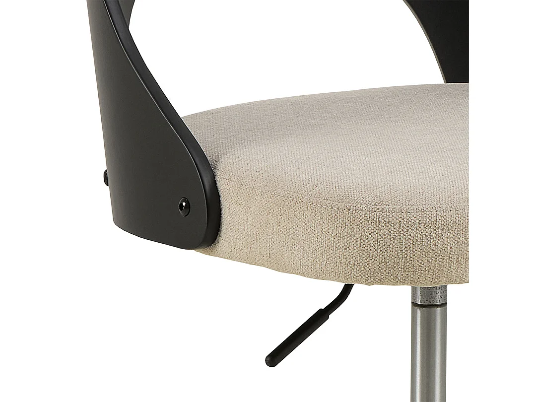 Lucy chaise de bureau tissu beige.