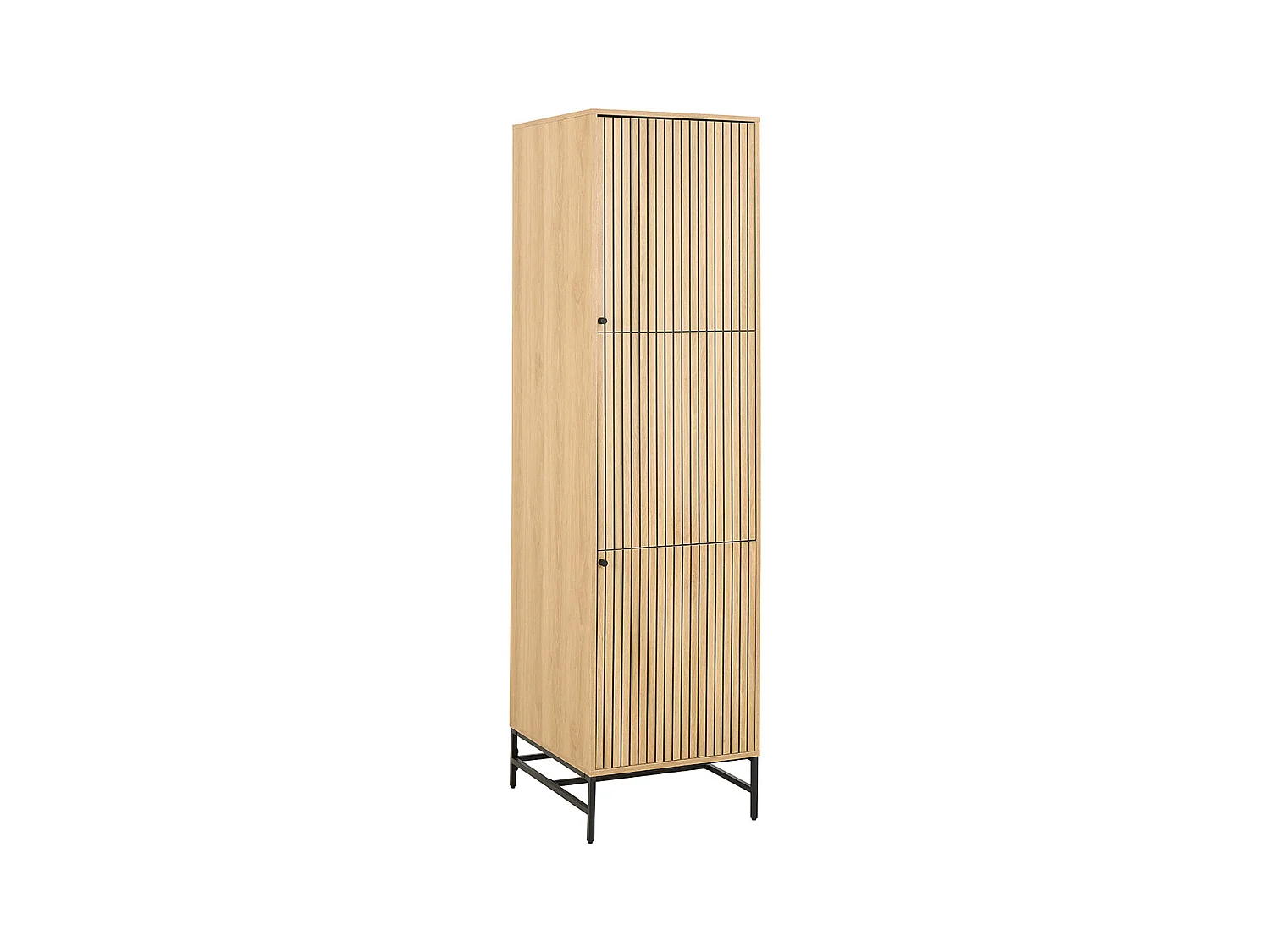 Albany armoire de rangement 2 portes 2 étagères nature.