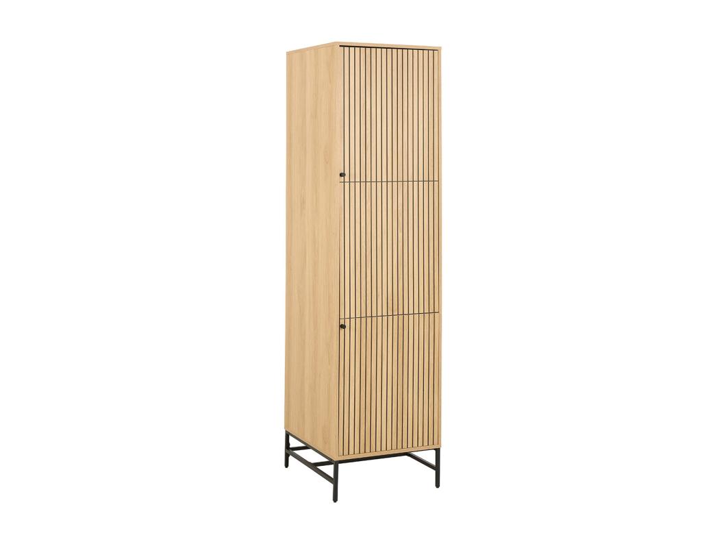 Albany armoire de rangement 2 portes 2 étagères nature.