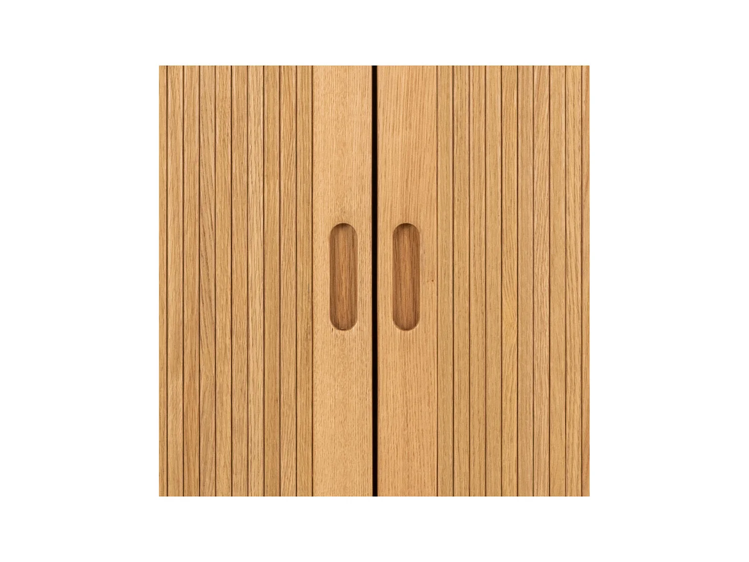 Langley armoire de rangement 2 portes 1 étagère nature.