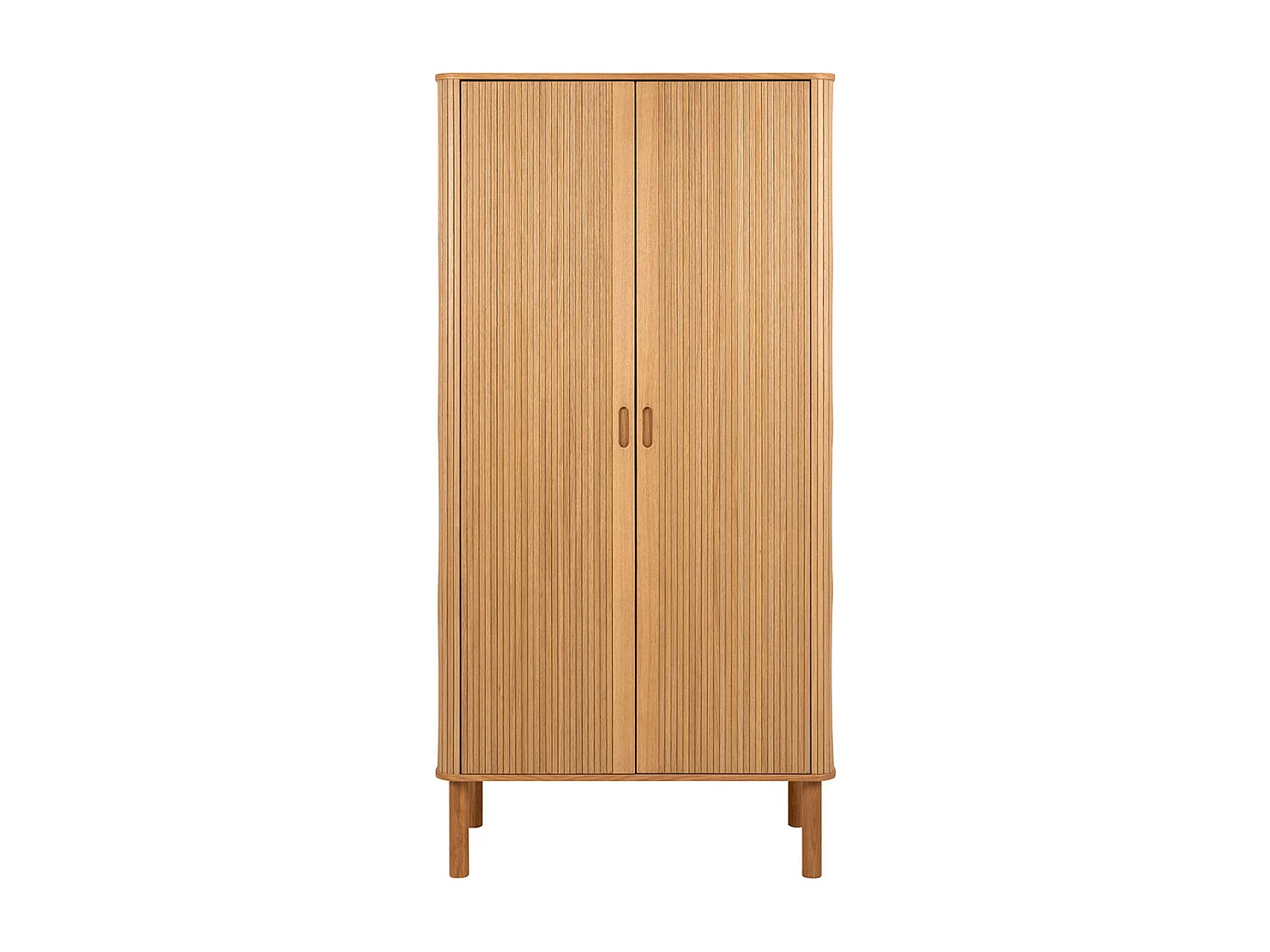 Langley Kleiderschrank 2 Türen 1 Regal Natur.