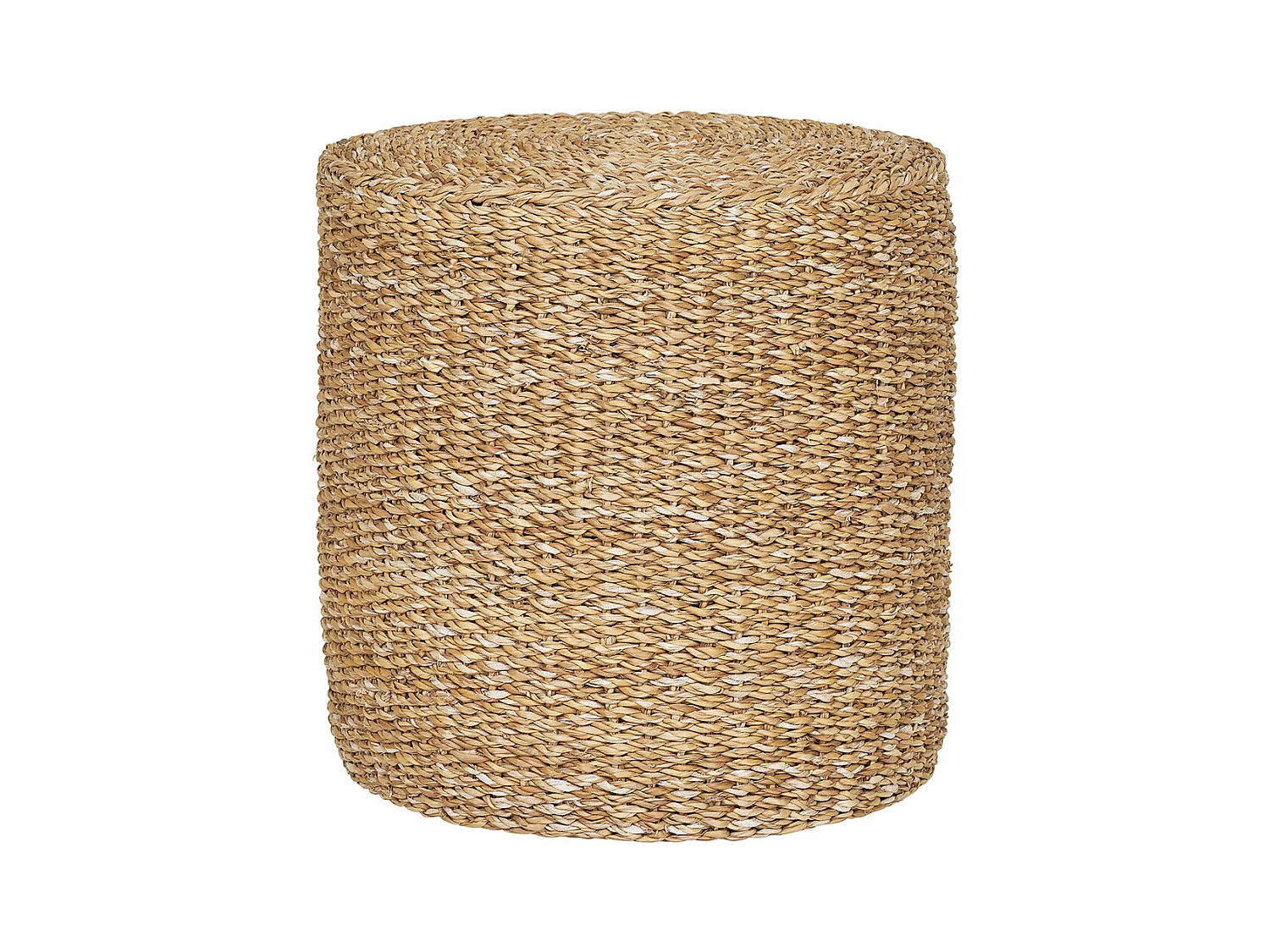 Rivera poef Ø40cm natuur.