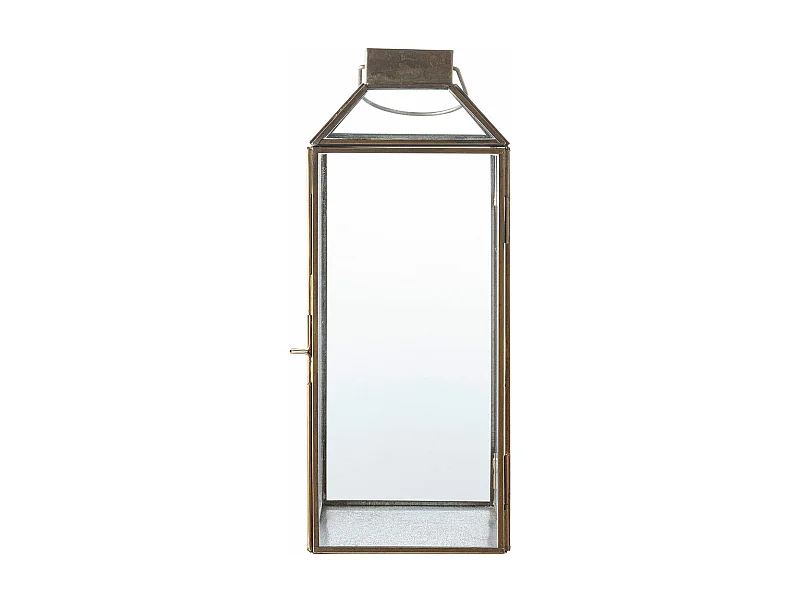 Mysore lanterne aspect laiton antique.