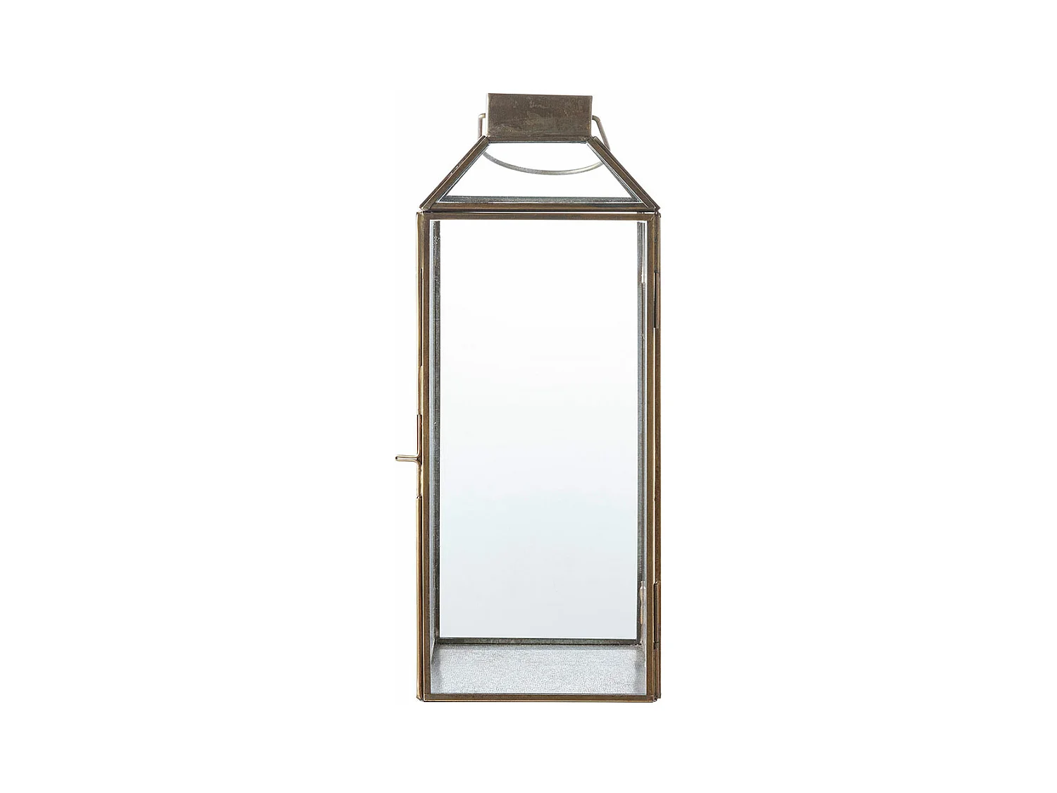 Mysore lanterne aspect laiton antique.