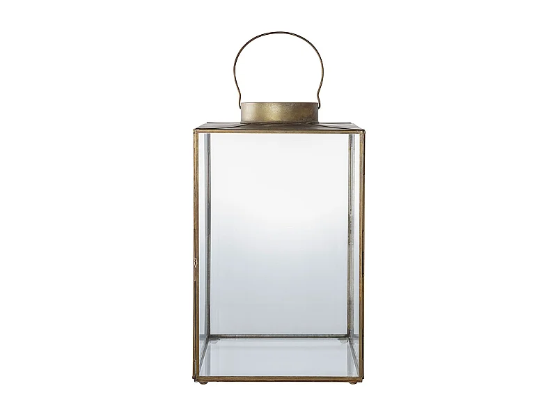 Mohali lanterne aspect laiton antique.