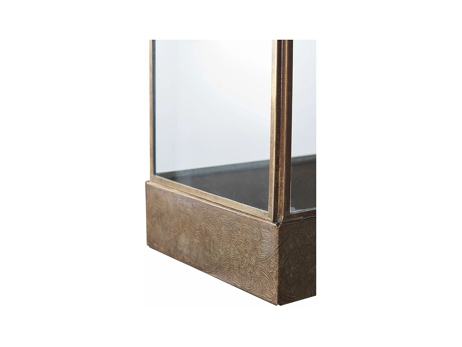 Manali lanterne aspect laiton antique.