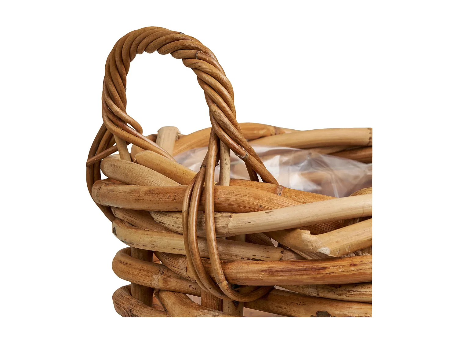 Ensemble de 3 paniers de rangement en osier BURTON – Design naturel