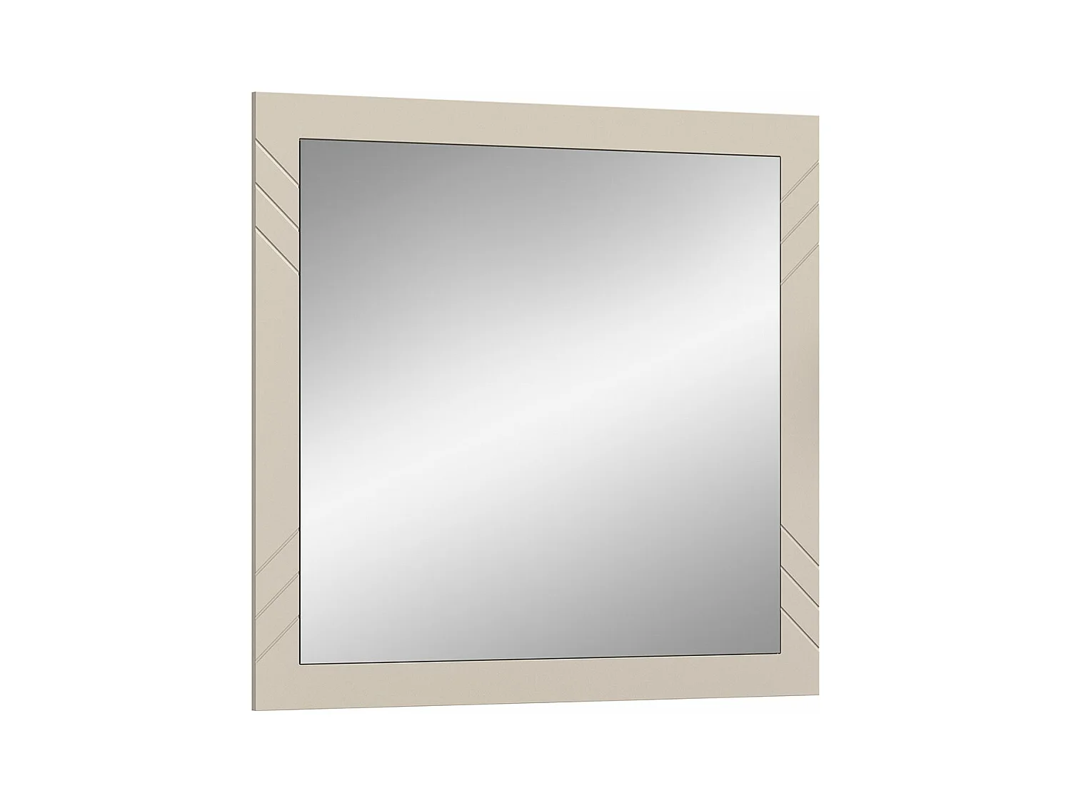 Notes miroir beige mat, miroir.