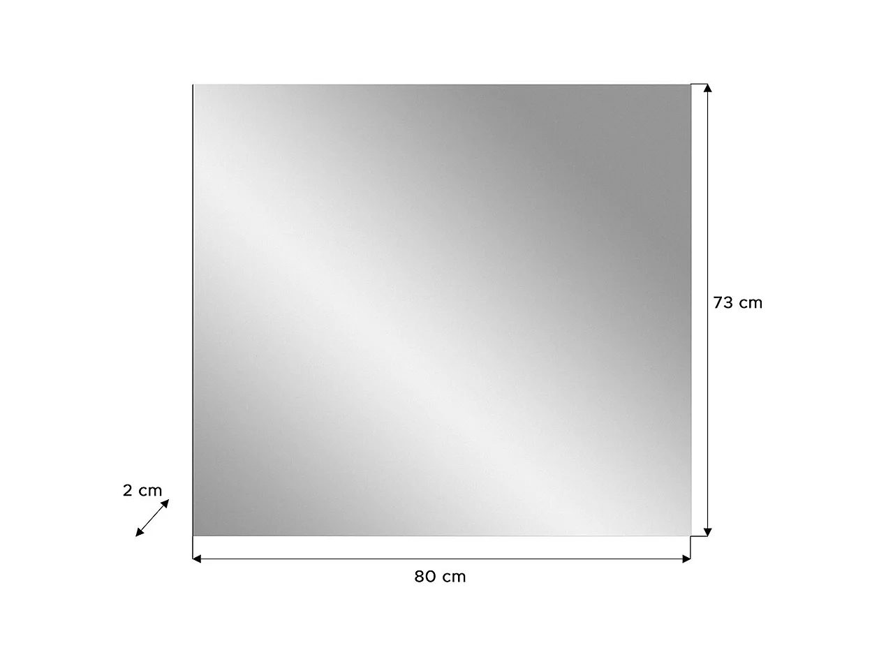 Canu miroir chêne décor.