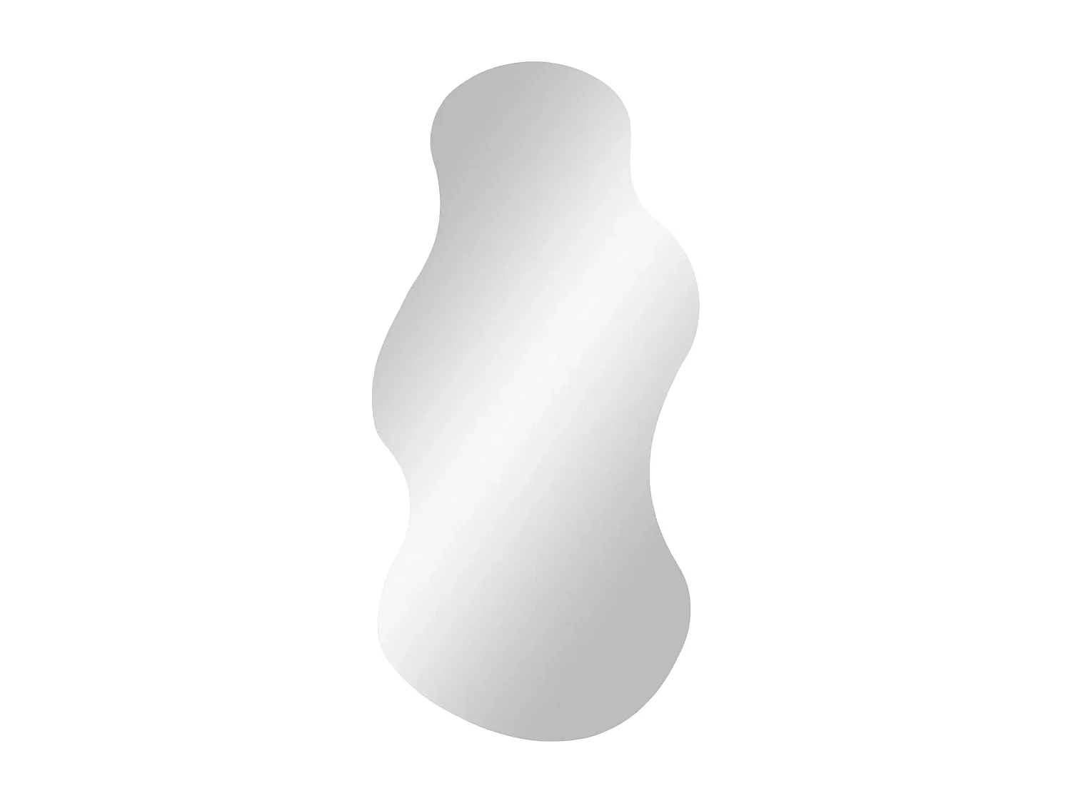 Miroir mural de forme organique PALERMO – L 40 x H 80cm