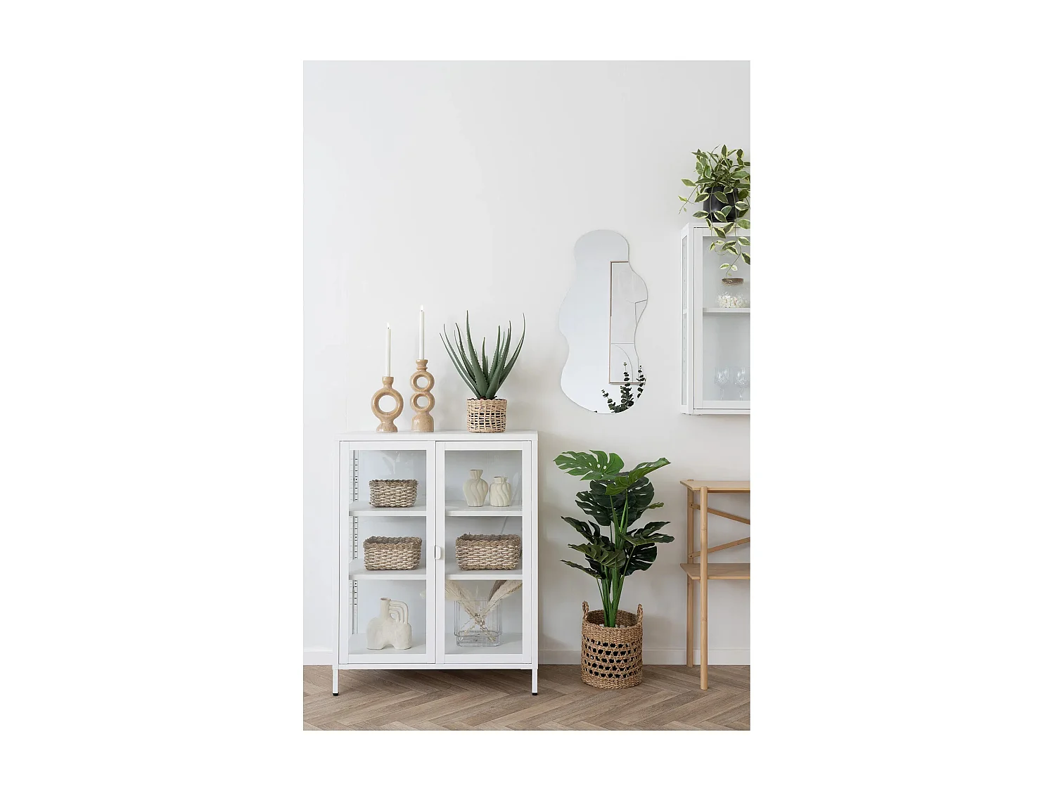 Miroir mural de forme organique PALERMO – L 40 x H 80cm