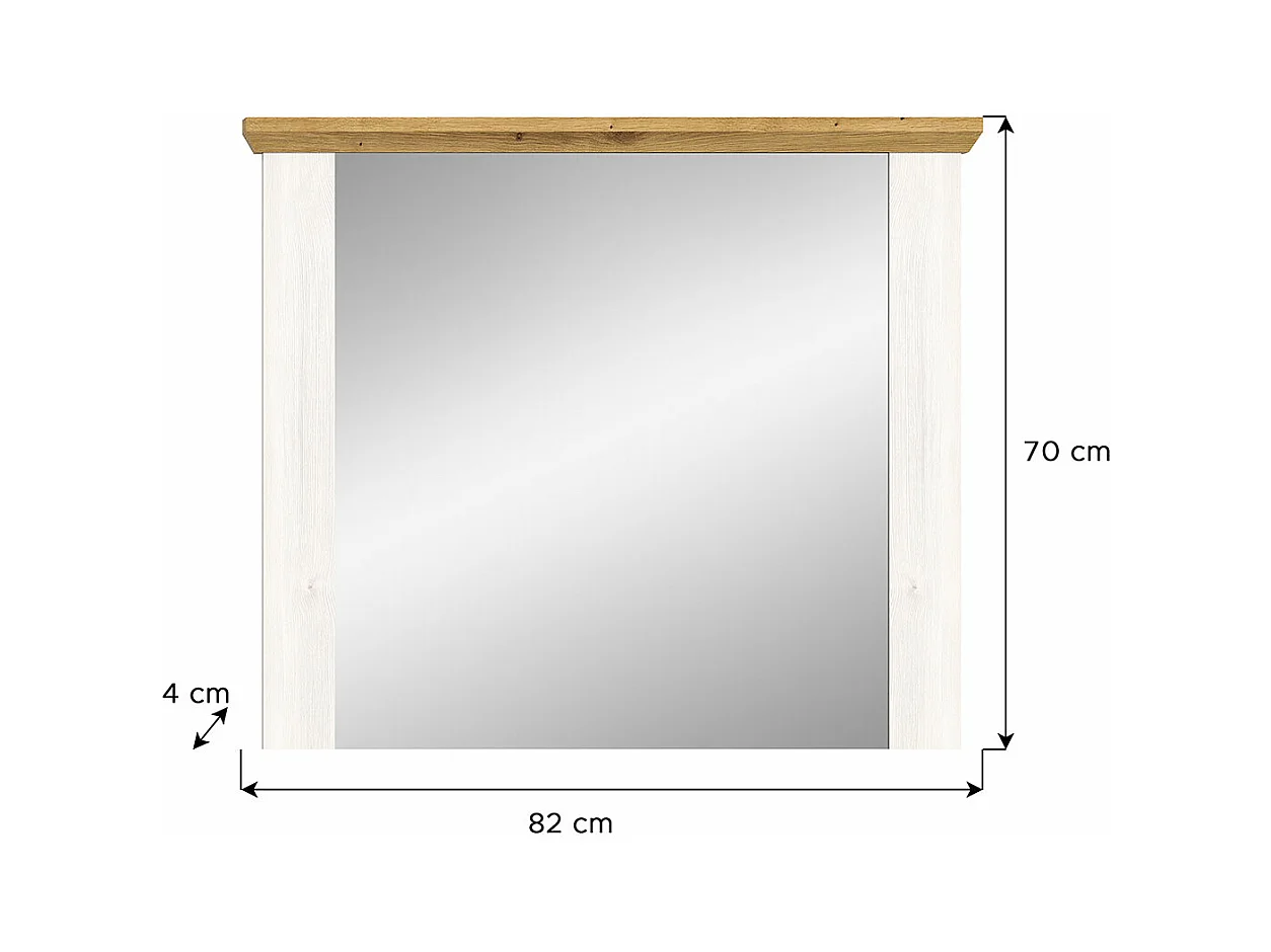 Verona miroir mélèze décor.