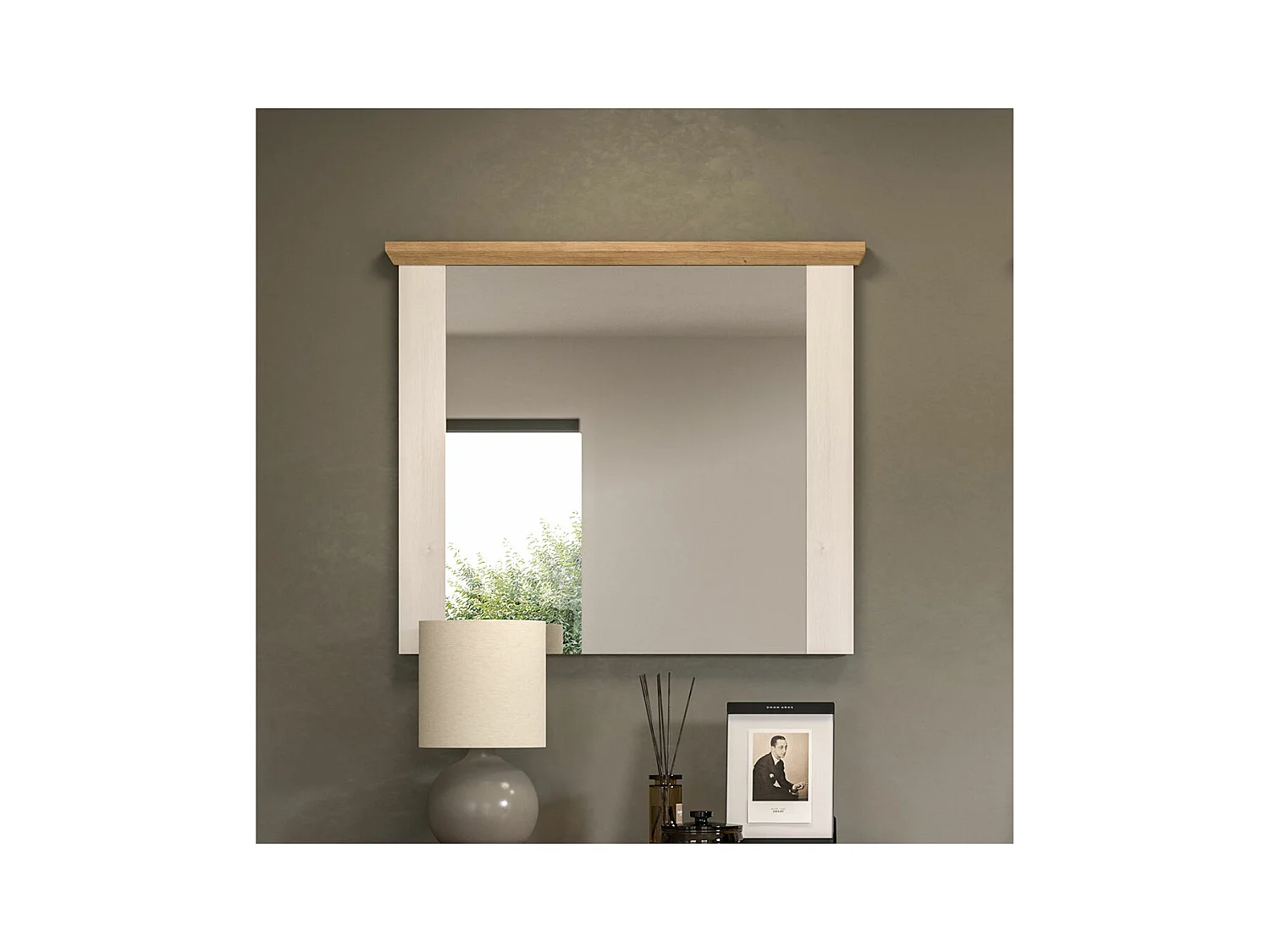 Verona miroir mélèze décor.