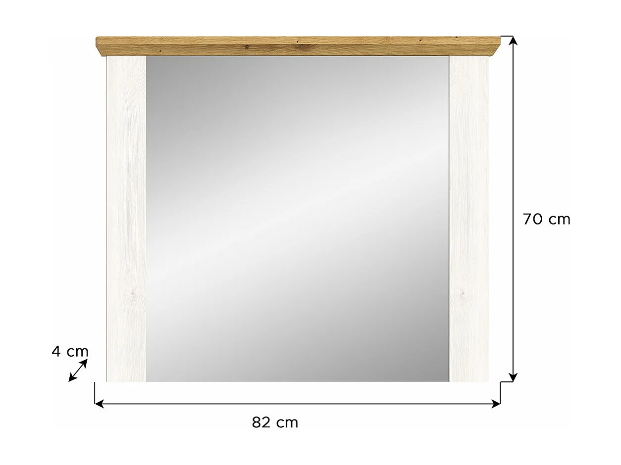 Verona miroir mélèze décor.