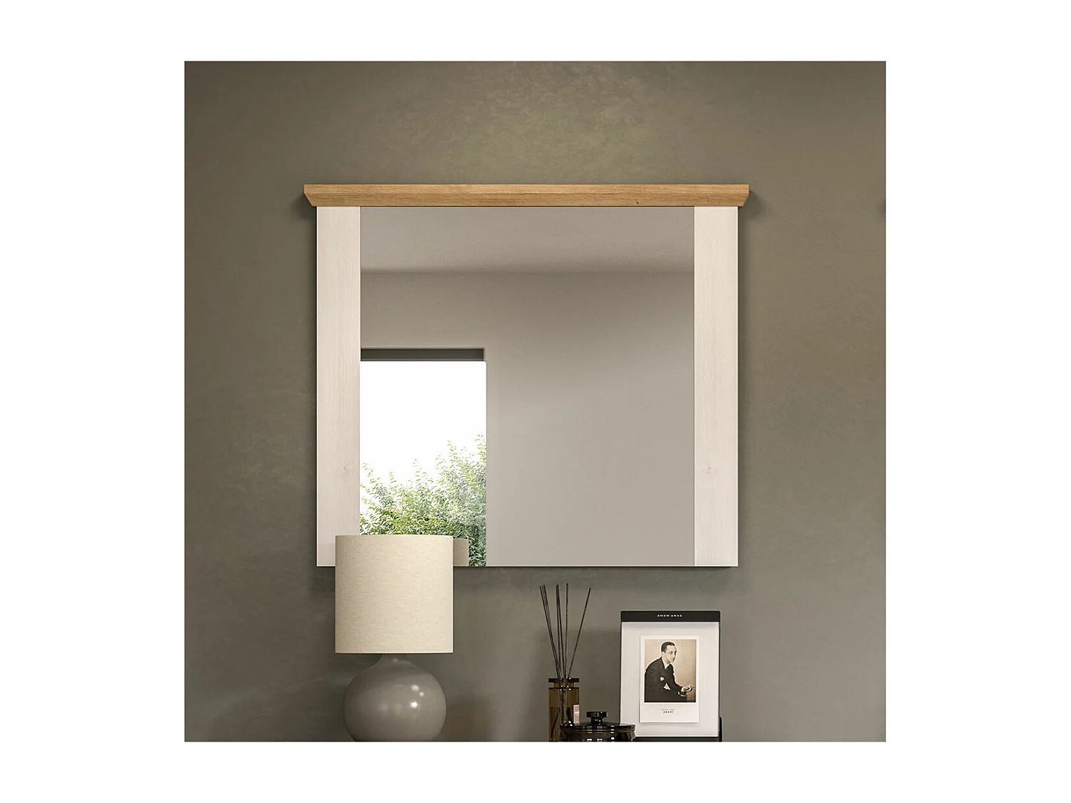 Verona miroir mélèze décor.