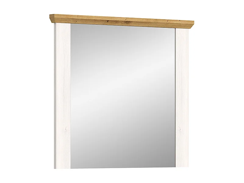 Espejo Verona decorado con alerce.