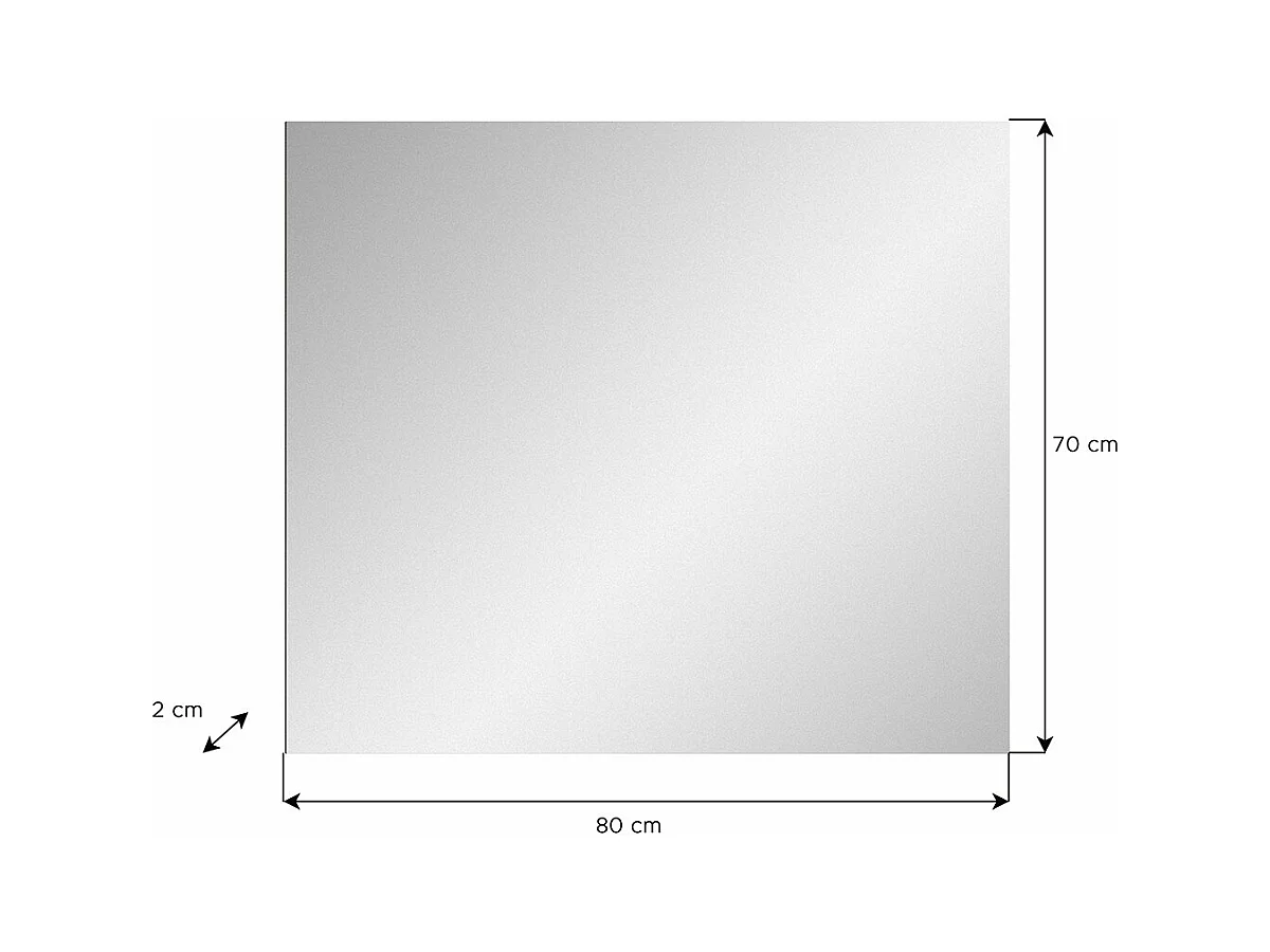 Salsa miroir blanc brillant.