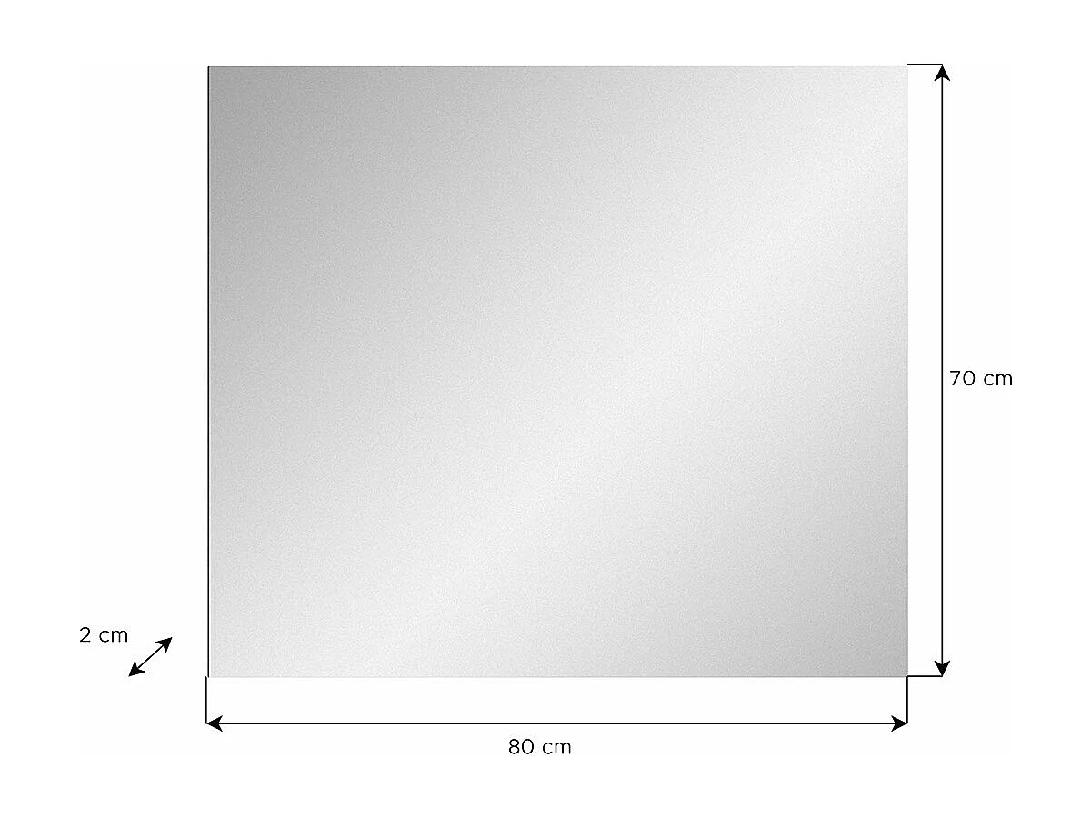 Salsa miroir blanc brillant.