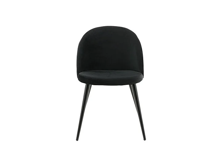 Tilst ensemble pour salle à manger table à manger impression marbre blanc 90x160 4 chaises velours noir.