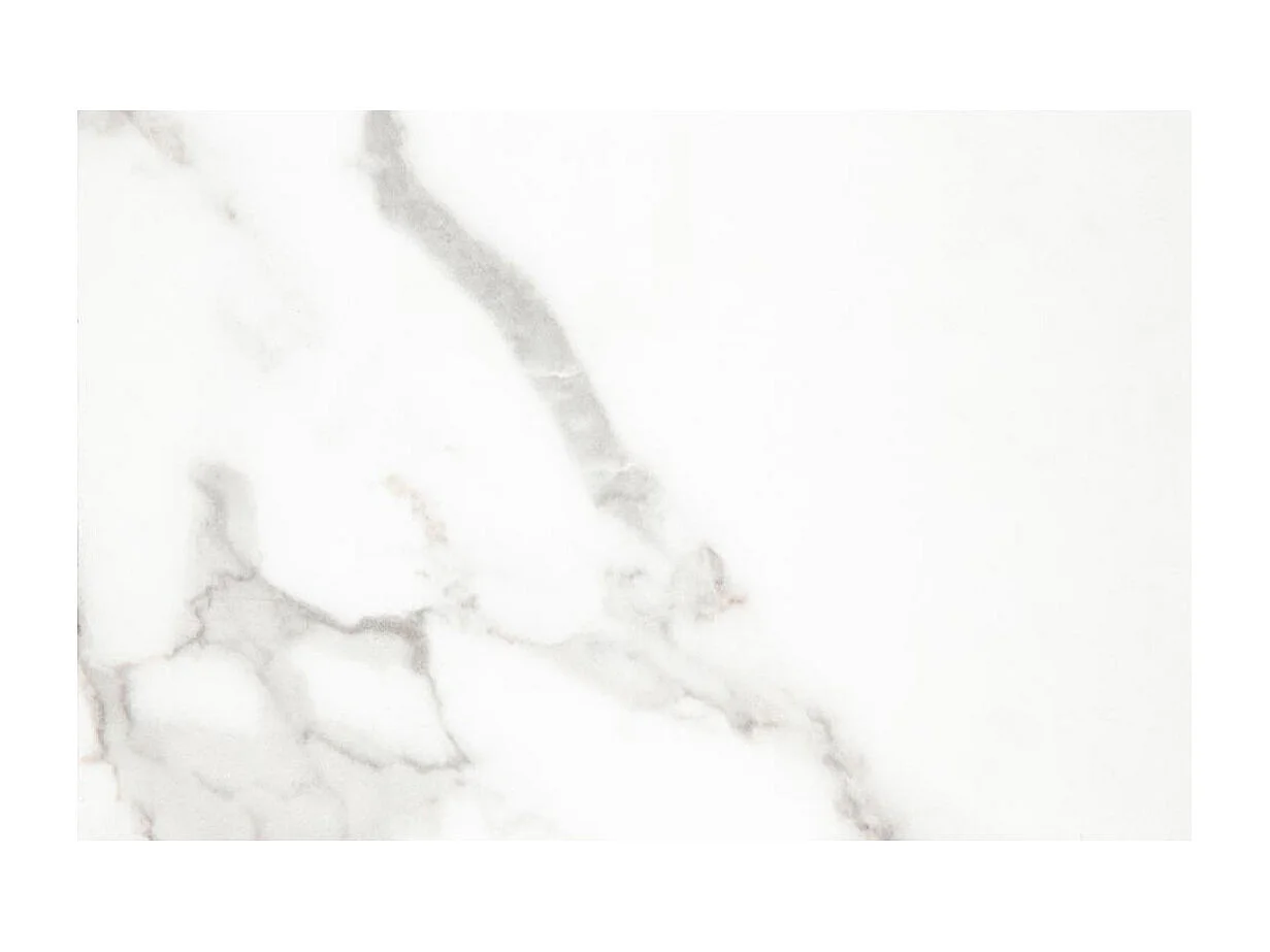 Tilst ensemble pour salle à manger table à manger impression marbre blanc 90x160 4 chaises velours noir.