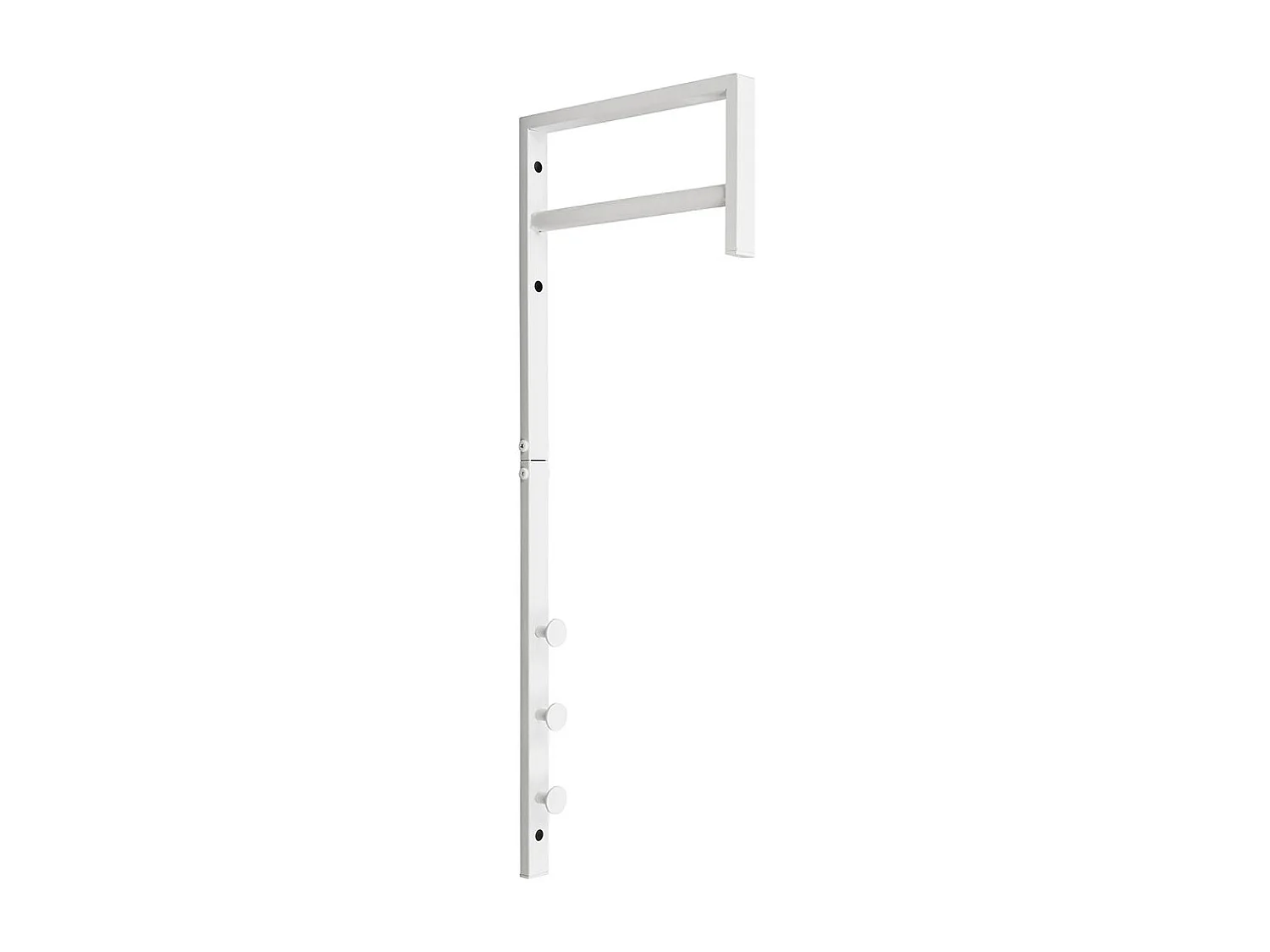 Perchero TRENTO – Bambú natural o metal blanco y negro-Kleur Wit