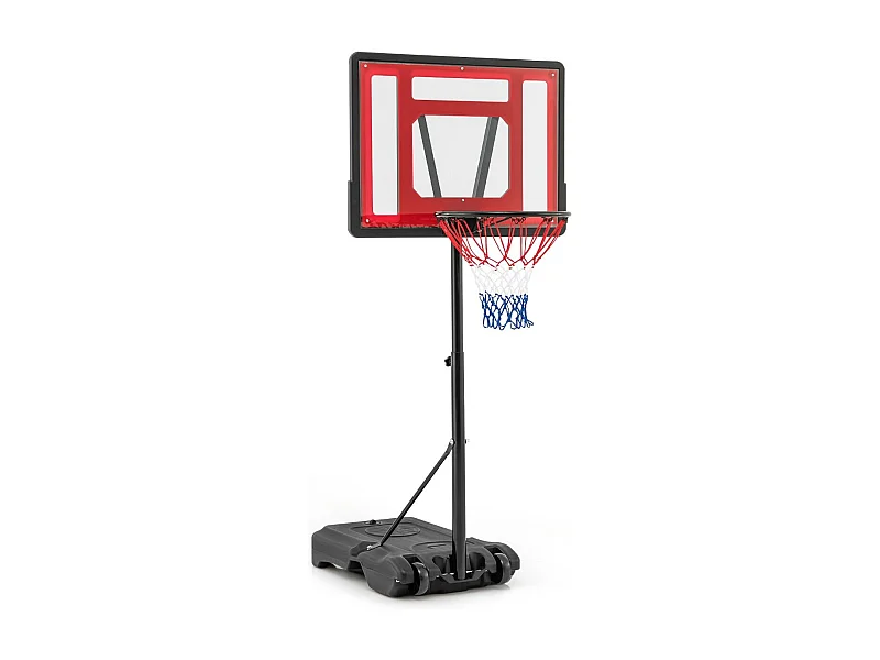Panier de Basket-Ball, Support de Basket-Ball Réglable en Hauteur pour Enfants Adolescents Adultes, Panier de Basket-Ball Mobile, pour Intérieure/Extérieure