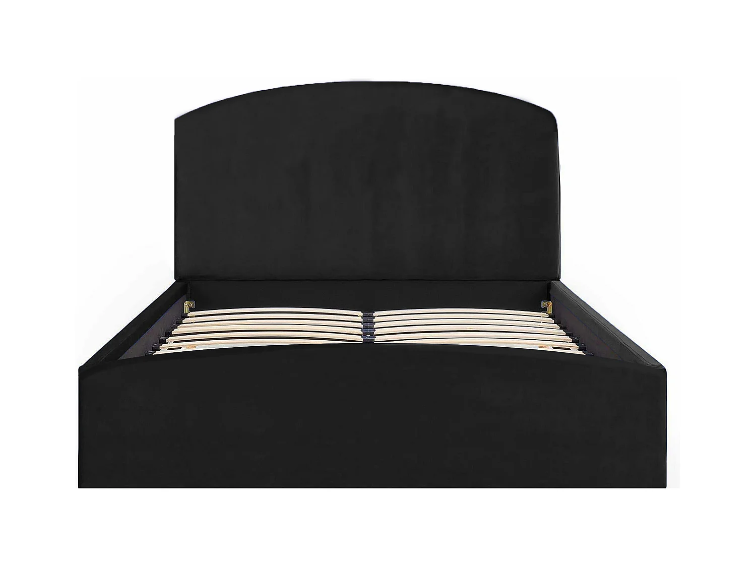 Gestoffeerd bed Montana 130x212x90 cm Slaapvlak 120x200 cm, opbergruimte, gaslift, stof Monolith grijs