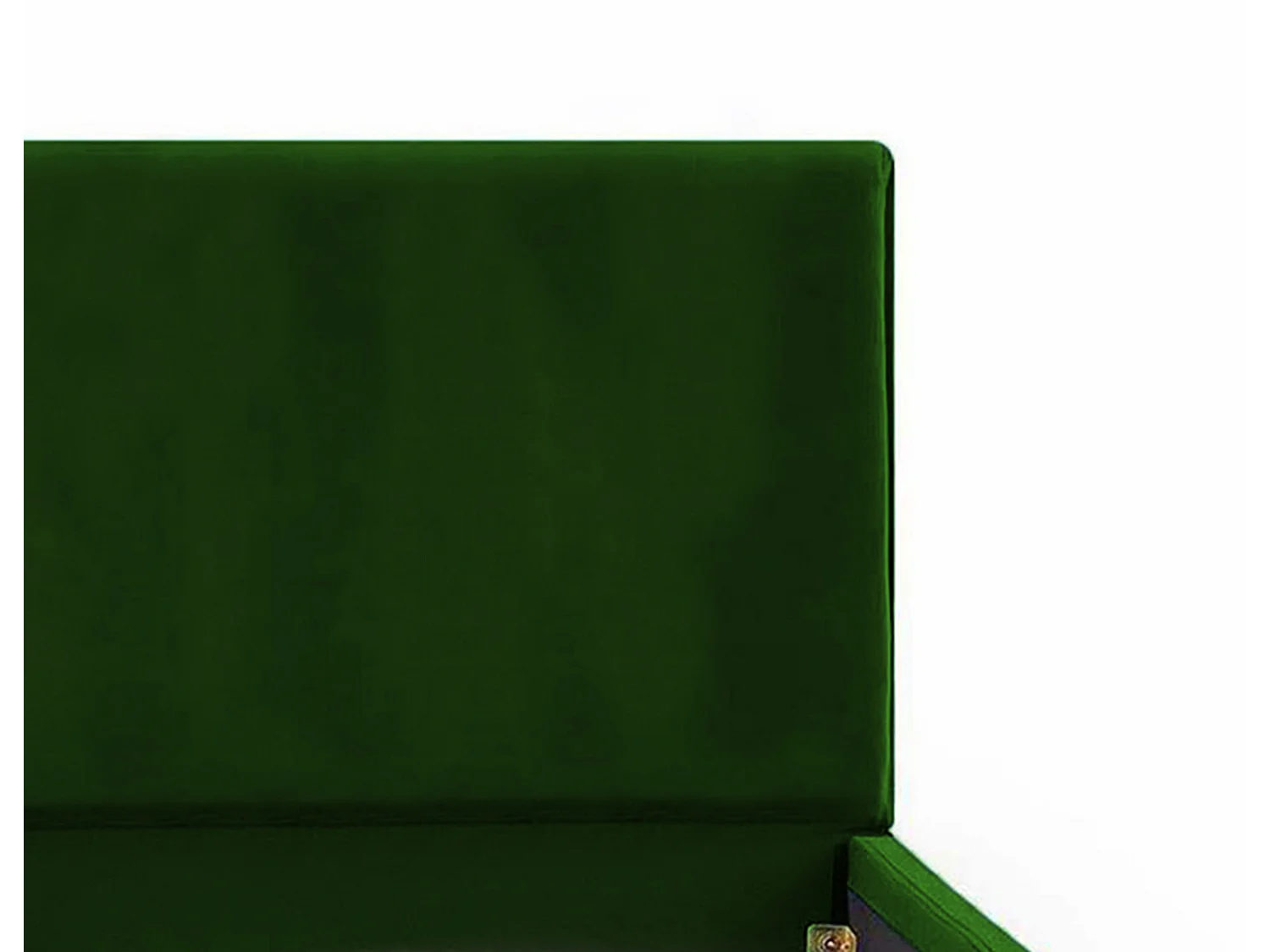 Lit rembourré Nefryt 150x212x90 cm, couchage 140x200 cm, coffre, vérin à gaz, tissu Monolith vert