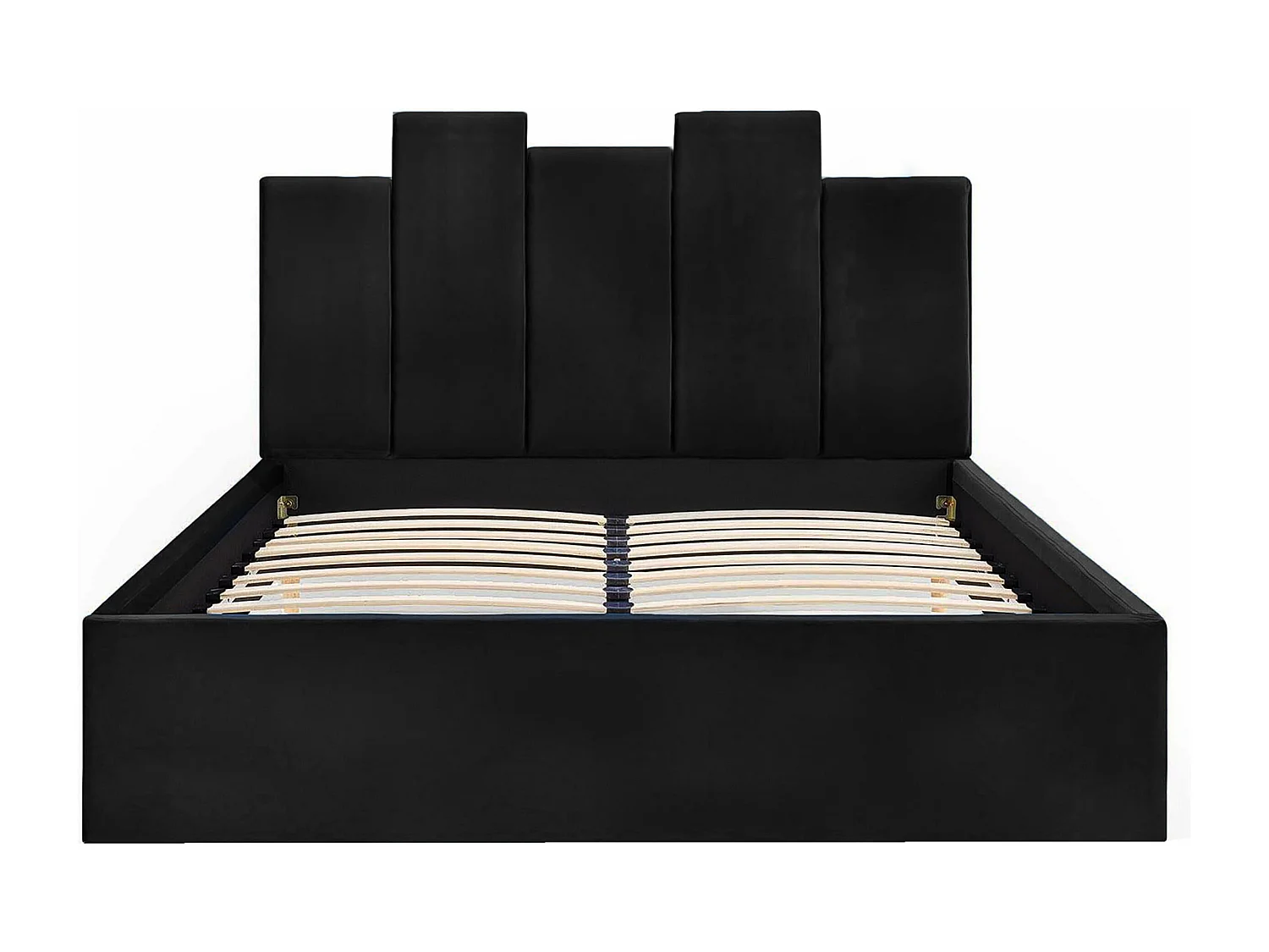 Gestoffeerd bed Orion 130x212x90 cm Slaapvlak 120x200 cm, opbergruimte, gaslift, stof Monolith grafiet