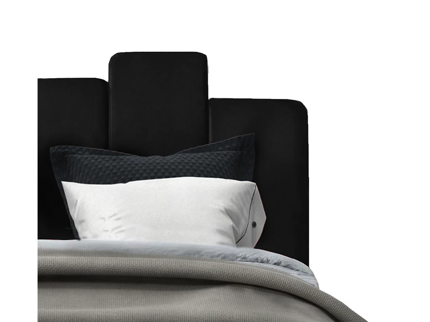 Gestoffeerd bed Orion 130x212x90 cm Slaapvlak 120x200 cm, opbergruimte, gaslift, stof Monolith grafiet