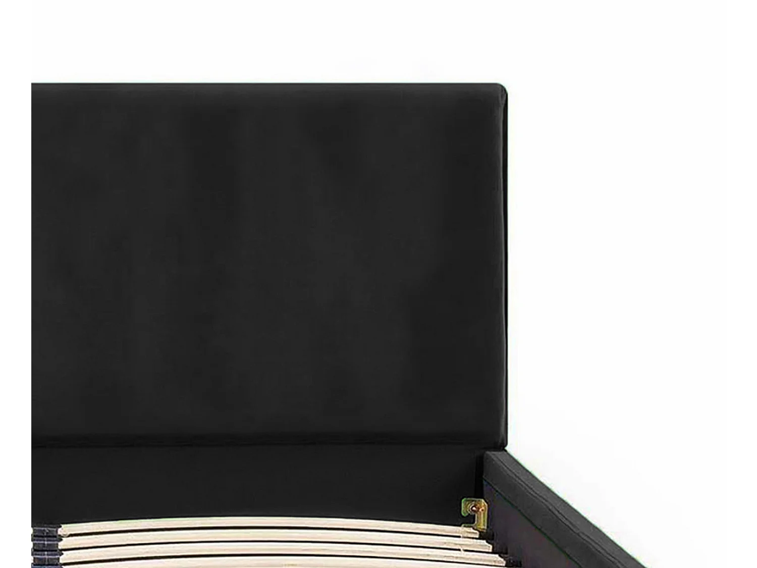 Lit rembourré Nefryt 210x212x90 cm, couchage 200x200 cm, coffre, vérin à gaz, tissu Monolith graphite