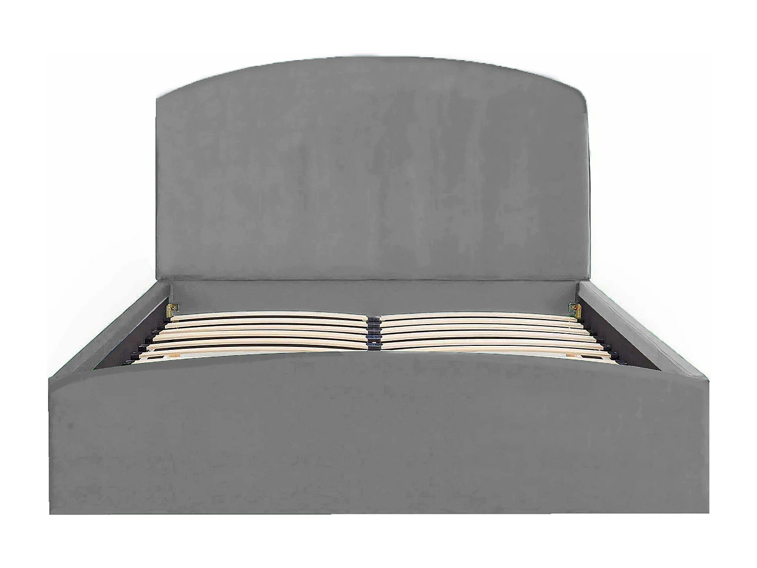 Lit rembourré Montana 190x212x90 cm, couchage 180x200 cm, coffre, vérin à gaz, tissu Monolith frêne