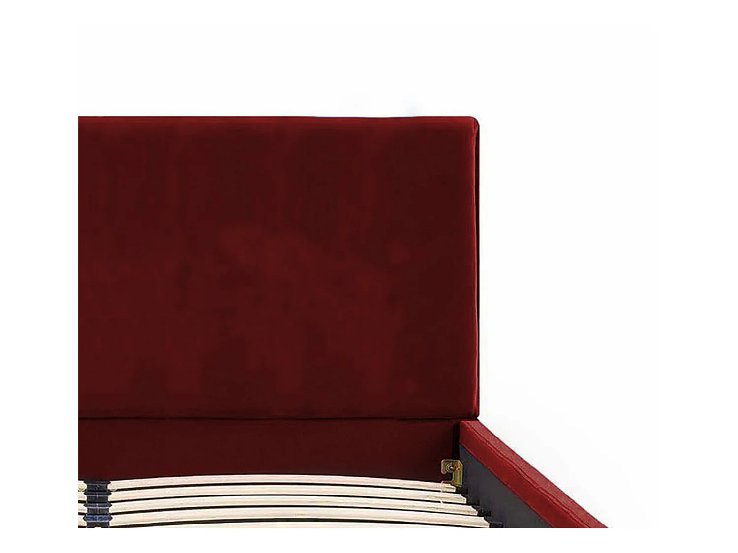 Lit rembourré Nefryt 170x212x90 cm, couchage 160x200 cm, coffre, vérin à gaz, tissu Monolith châtaigne