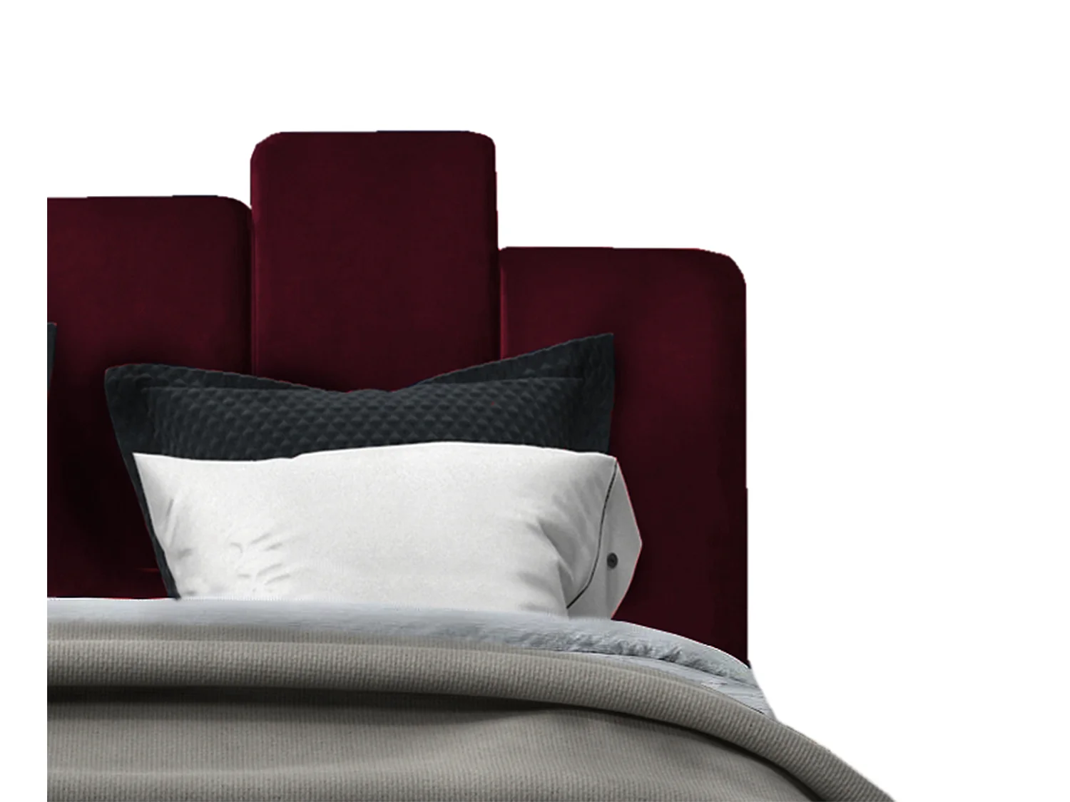 Cama estofada Orion 190x212x90 cm, área 180x200 cm, com baú, elevador a gás, tecido Monolith castanha