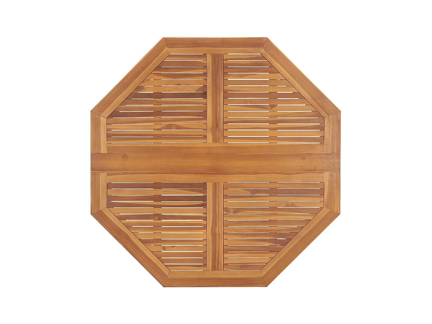 Ensemble à dîner d'extérieur pliable 5 pcs Bois solide de teck