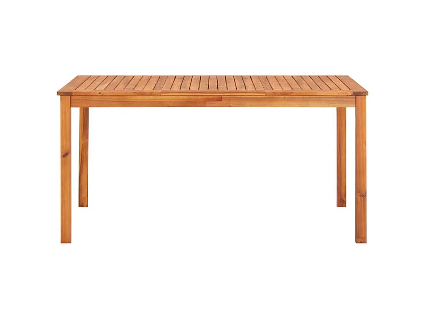 Mobilier à dîner d'extérieur 7 pcs et coussins Acacia solide