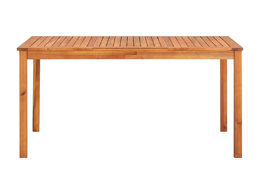 Mobilier à dîner d'extérieur 7 pcs et coussins Acacia solide