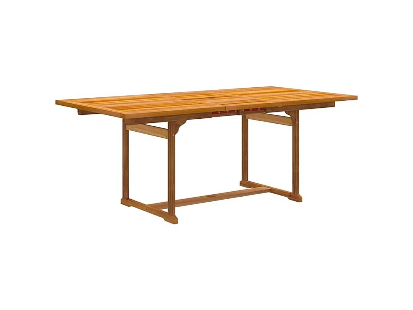 Ensemble à manger de jardin 7pcs bois d'acacia solide textilène